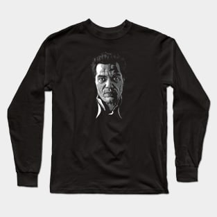 Michael Shannon greyscale Long Sleeve T-Shirt